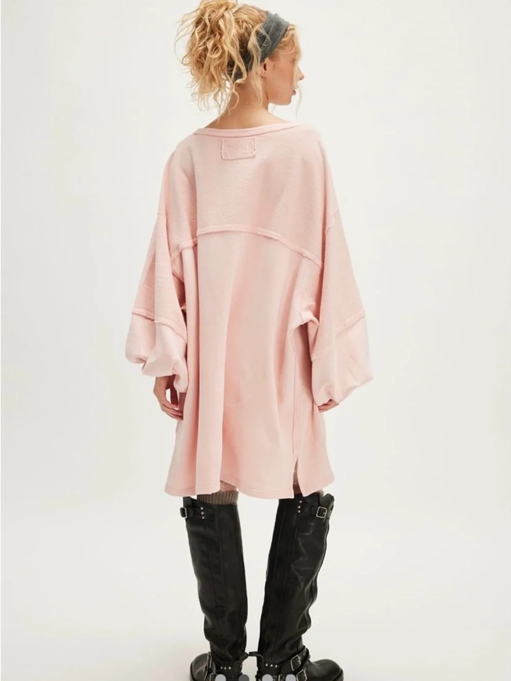 We The Free Coastal Solid - Women's Oversized Tunic SZ- LARGE NWT - Picture 3 of 5